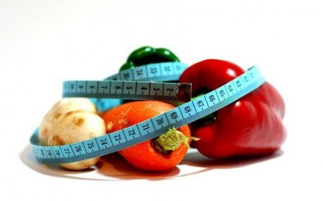 الخضار لانقاص الوزن على النظام الغذائي هو الأكثر